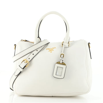 Prada Convertible Satchel Vitello Phenix Medium