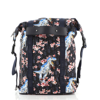 Christian Dior Safari Zip Backpack Limited Edition Sorayama Oblique Nylon Medium
