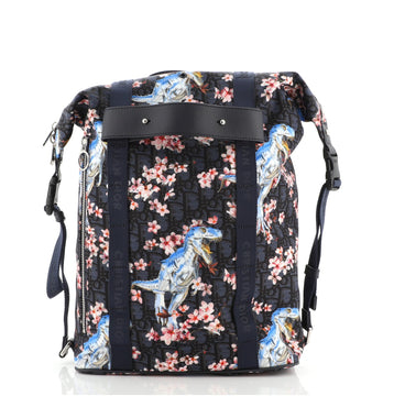 Christian Dior Safari Zip Backpack Limited Edition Sorayama Oblique Nylon Medium