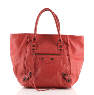 Balenciaga Sunday Tote Classic Studs Leather Small