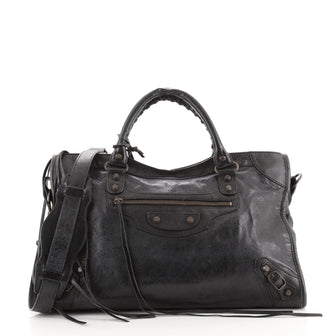 Balenciaga City Classic Studs Bag Leather Medium