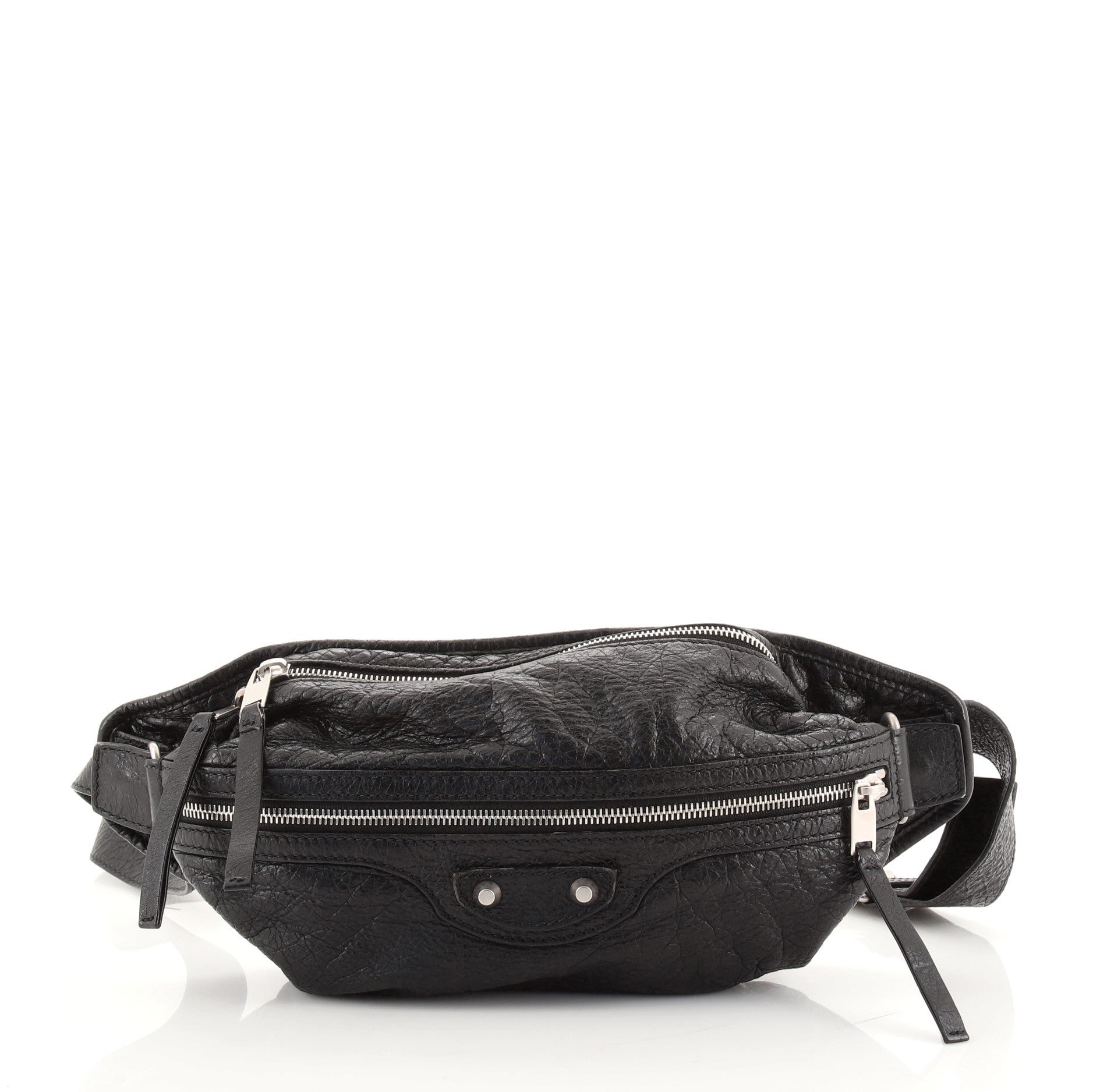 バッグ BALENCIAGA Classic Neo Rift Waist Bag Balenciaga Neo Lift Classic Studs Waist Bag Leather Black 7659453