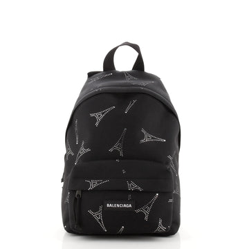 Balenciaga Explorer Backpack	 Embellished Canvas Small