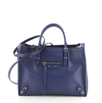 Balenciaga Papier A6 Zip Around Classic Studs Bag Leather
