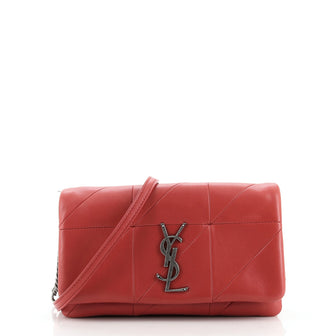 Saint Laurent Jamie Chain Wallet Quilted Leather