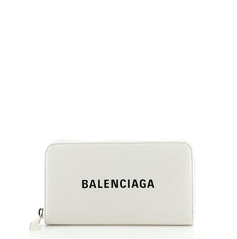 Balenciaga Everyday Zip Around Wallet Leather Long