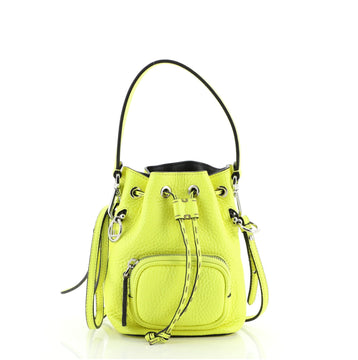 Fendi Selleria Mon Tresor Bucket Bag Leather Mini