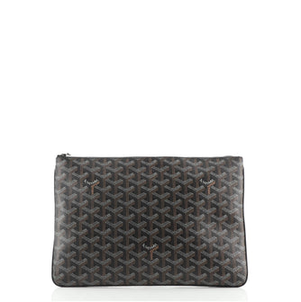 Goyard Senat Zip Pouch Coated Canvas MM