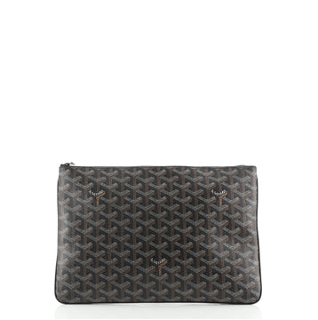 Goyard Senat Zip Pouch Coated Canvas MM