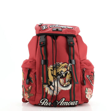 Gucci Techpack Backpack Embroidered Techno Canvas