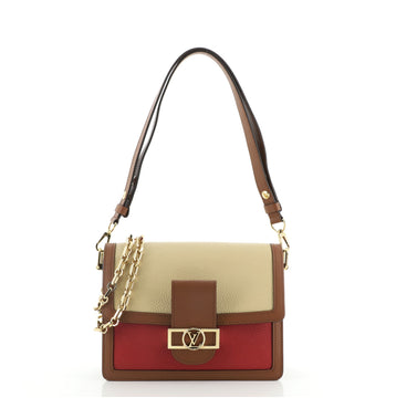 Louis Vuitton Dauphine Shoulder Bag Taurillon Leather MM