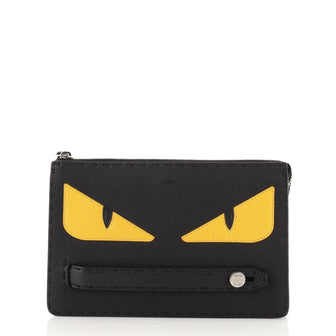 Fendi Monster Clutch Leather Small