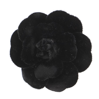 Chanel Camellia Brooch Denim