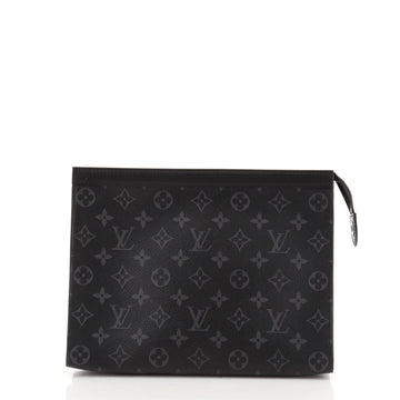 Louis Vuitton Pochette Voyage Monogram Eclipse Canvas MM