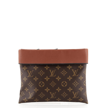 Louis Vuitton Tuileries Pochette Monogram Canvas with Leather