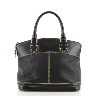Louis Vuitton Suhali Lockit Handbag Leather PM
