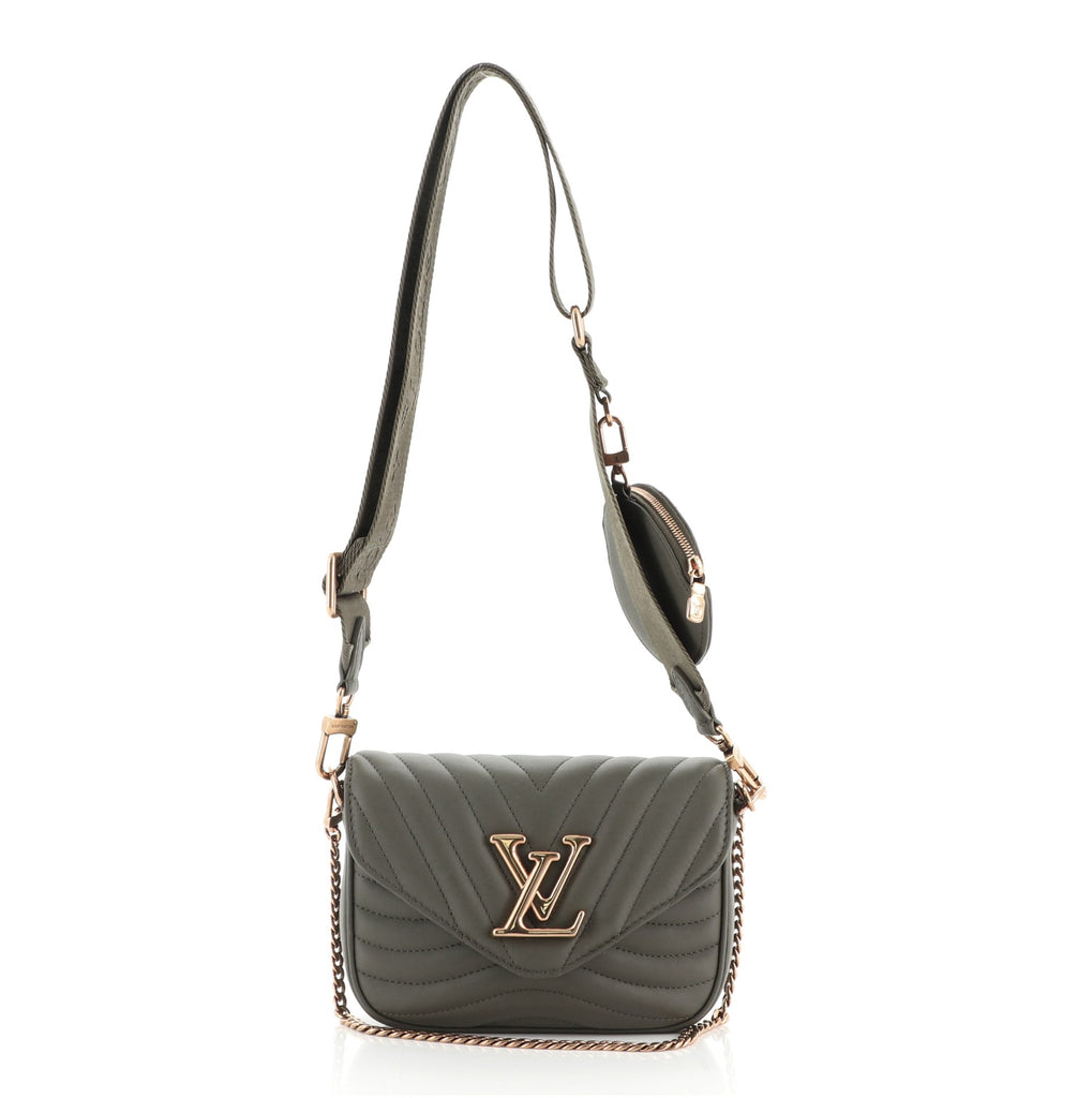 LOUIS VUITTON Olive Quilted Leather New Wave Multi Pochette Bag – Sui  Generis Designer Consignment