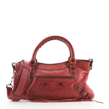 Balenciaga First Classic Studs Bag Leather
