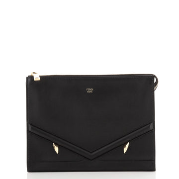 Fendi Monster Pouch Leather Medium