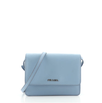 Prada Wallet on Strap Saffiano Leather Small