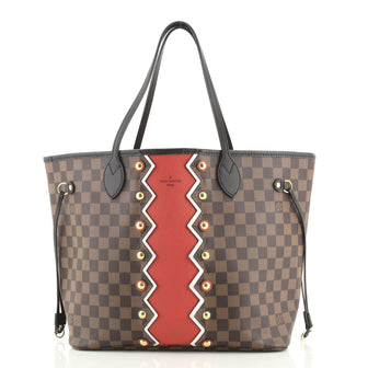 Louis Vuitton Neverfull NM Tote Limited Edition Damier Karakoram MM