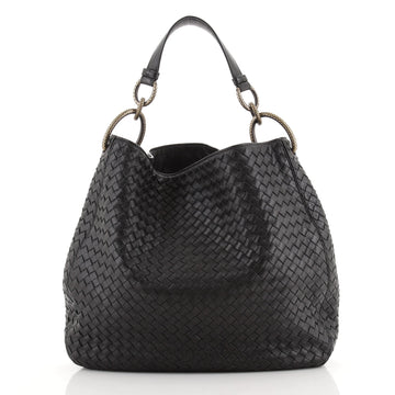 Bottega Veneta Loop Shoulder Bag Intrecciato Nappa Large