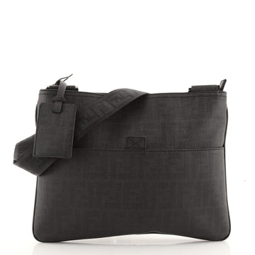 Fendi Slip Pocket Messenger Zucca Coated Canvas Medium