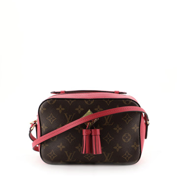 Louis Vuitton Saintonge Handbag Monogram Canvas with Leather