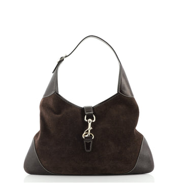 Gucci Jackie O Bouvier Hobo Suede Medium