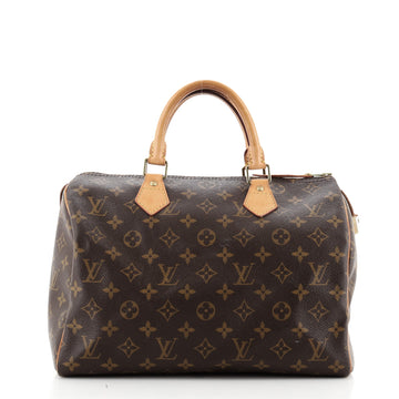 Louis Vuitton Speedy Handbag Monogram Canvas 30