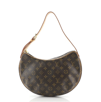 Louis Vuitton Croissant Handbag Monogram Canvas MM