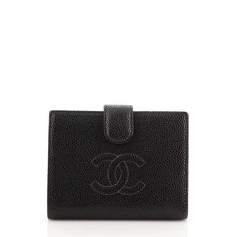 Chanel Timeless CC French Wallet Caviar Compact