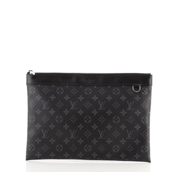 Louis Vuitton Discovery Pochette Monogram Eclipse Canvas GM