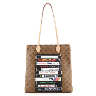Louis Vuitton Carry It Tote Limited Edition VHS Tape Reverse Monogram Canvas