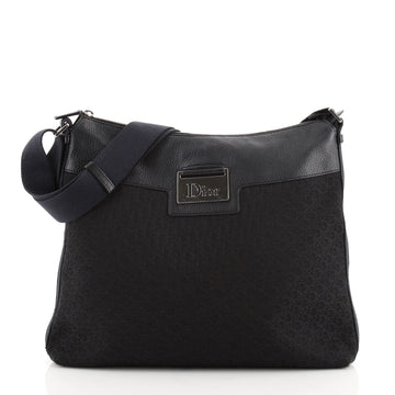 Christian Dior Vintage Street Chic Messenger Diorissimo Canvas Large