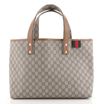 Gucci Web Loop Tote GG Coated Canvas Medium
