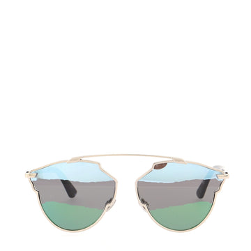 Christian Dior So Real A Aviator Sunglasses Tortoise Acetate and Metal