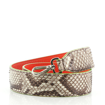 Fendi Strap You Shoulder Strap Python and Leather