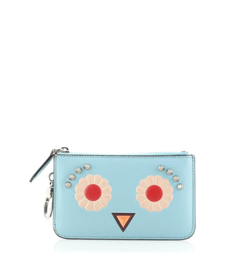 Fendi Hypnoteyes Zipped Key Pouch Leather