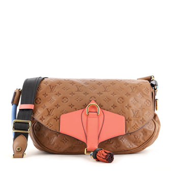 Louis Vuitton Underground Messenger Bag Monogram Empreinte Leather