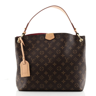 Louis Vuitton Graceful Handbag Monogram Canvas MM