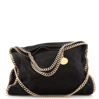 Stella McCartney Falabella Fold Over Bag Shaggy Deer
