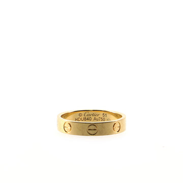 Cartier Love Wedding Band Ring 18K Yellow Gold