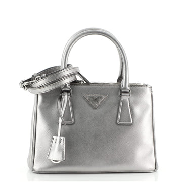 Prada Galleria Double Zip Tote Saffiano Leather Small
