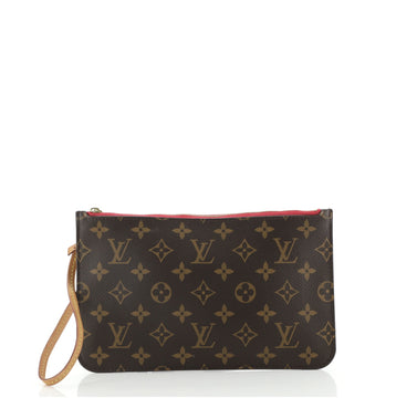 Louis Vuitton Neverfull Pochette Monogram Canvas Large