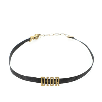 Christian Dior Dior Choker Necklace Fabric and Metal