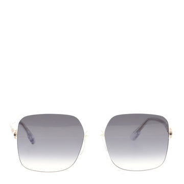 Christian Dior Stellaire 1 Square Sunglasses Metal