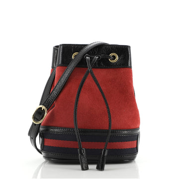 Gucci Ophidia Bucket Bag Suede Mini