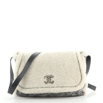 Chanel Paris-Salzburg Austrian Messenger Shearling with Suede Medium