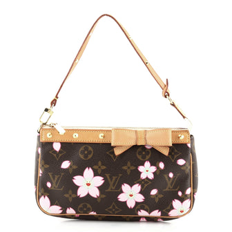 Louis Vuitton Pochette Accessoires Limited Edition Cherry Blossom Monogram